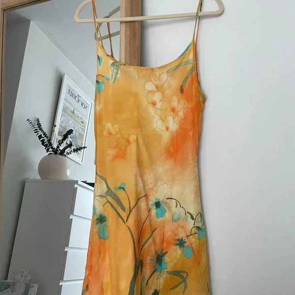 COPY - 90s Vintage summer spaghetti strap dress - Picture 3 of 4